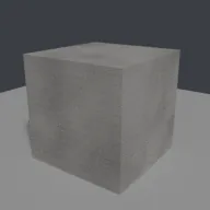 Recorded render of Cast concrete material with pores and board seams