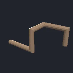 Recorded render of Mitered pipe along a polyline