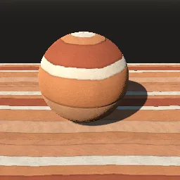 Recorded render of Layered sandstone
