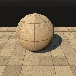 Recorded render of End-grain wood blocks
